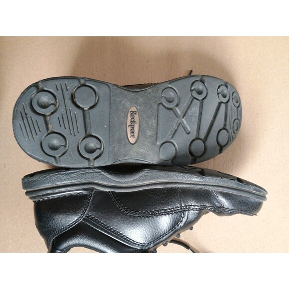 Rockport Ridgefield Eureka Men's Size 10 US Black Leather Walking Shoes - Picture 6 of 8
